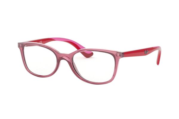 Ray-Ban RY1586 3777 Kinderbrille in trasparent red - megabrille
