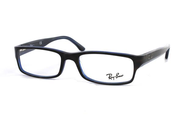 Ray-Ban RX 5114 5064 Brille in braun/blau - megabrille