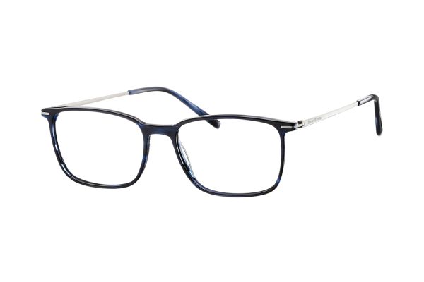 Marc O'Polo 503149 70 Brille in dunkelblau transparent gemustert - megabrille
