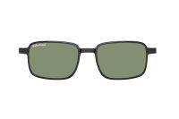 Megabrille MC93-2 Sonnenbrillenclip für Brille MC93 in matt schwarz - megabrille