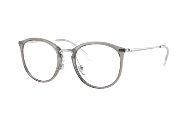 Ray-Ban RX7140 8125 Brille in trasparent gray - megabrille