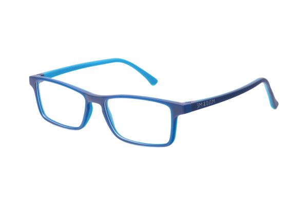 Milo & Me Modell 5 85051 27 Kinderbrille in dunkelblau/aquamarin - megabrille