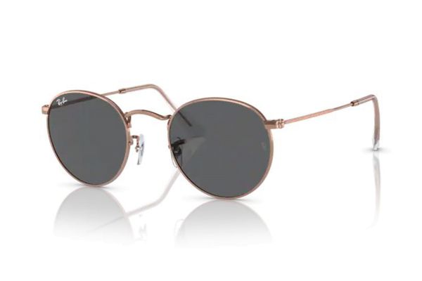 Ray-Ban Round Metal RB3447 9202B1 Sonnenbrille in rotgold - megabrille