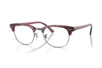 Ray-Ban Clubmaster RX5154 8376 Brille in rot gestreift