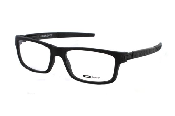 Oakley Currency OX8026 01 Brille in satin black - megabrille