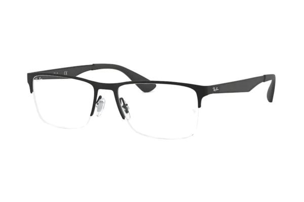 Ray-Ban RX6335 2503 Brille in matte black - megabrille