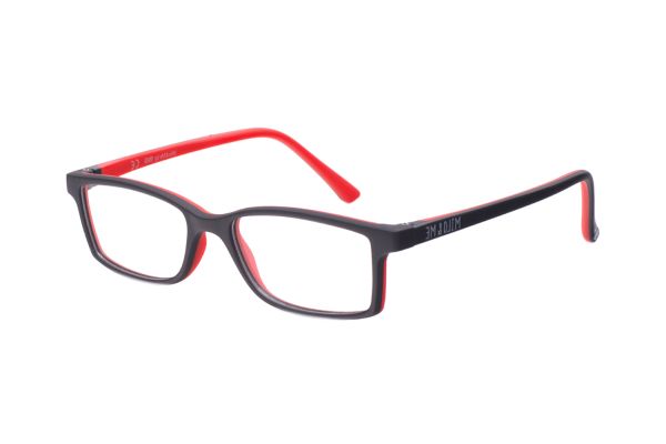Milo & Me Modell 1 85011 13 Kinderbrille in schwarz/rot - megabrille