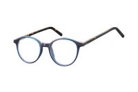 Megabrille Modell AC23G Brille in blau/havanna