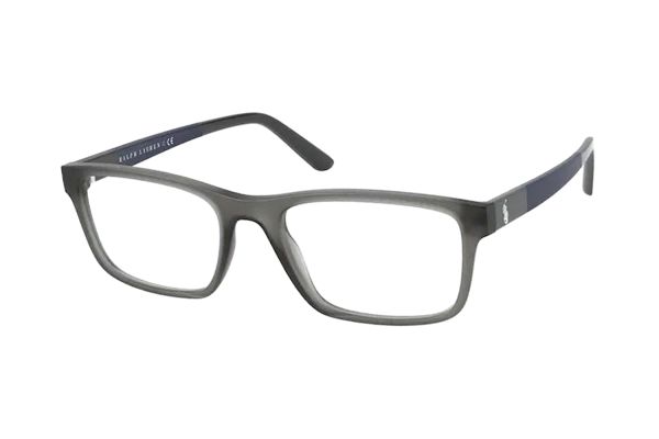 Polo Ralph Lauren PH2212 5763 Brille in matt grau transparent - megabrille