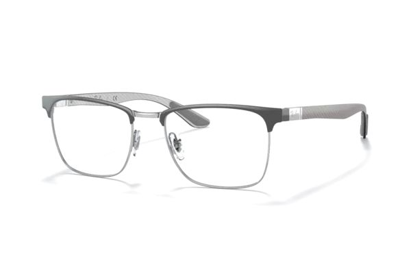 Ray-Ban RX8421 3125 Brille in grey on silver - megabrille