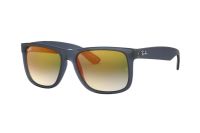 Ray-Ban Justin RB 4165 6341T0 Sonnenbrille in transparent blue