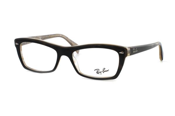Ray-Ban RX 5255 5075 Brille in braun/beige - megabrille