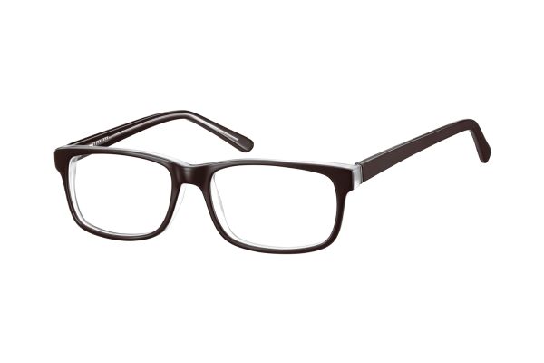 Megabrille Modell A70H Brille in schwarz/klar - megabrille