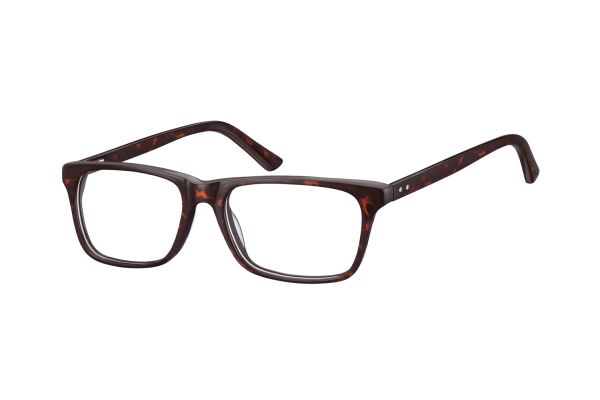 Megabrille Modell A72C Brille in braun - megabrille