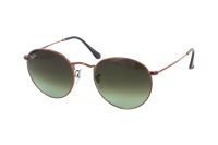 Ray-Ban Round Metal RB3447 9002A6 Sonnenbrille in shiny medium bronze