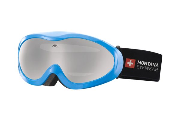 Megabrille Modell MG15 Skibrille in glänzend blau - megabrille