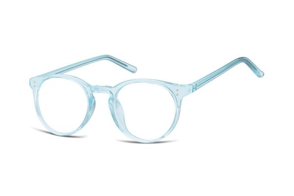 Megabrille Modell CP123A Brille in transparent blau - megabrille