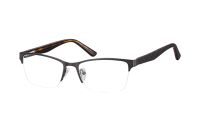 Megabrille Modell 617 Brille in schwarz