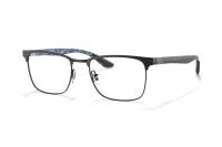 Ray-Ban RX8421 2904 Brille in matte black on black