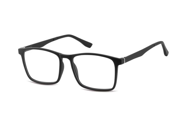 Megabrille Modell TRC-24 Brille in matt schwarz - megabrille