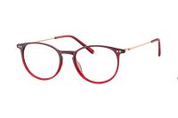 Humphrey's 581066 58 Brille in transparent rot