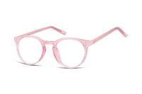 Megabrille Modell CP123C Brille in transparent rosa - megabrille