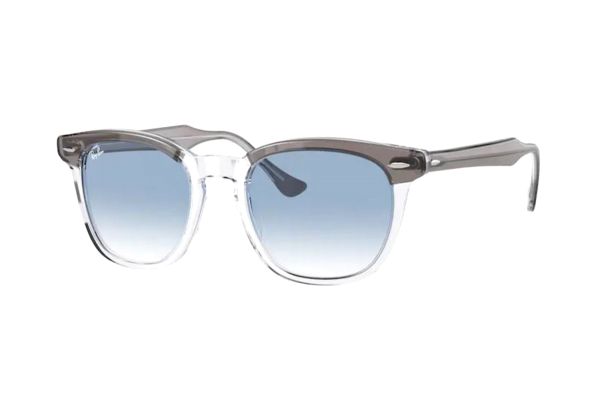 Ray-Ban Hawkeye RB 2298 1294M3 Sonnenbrille in black on transparent - megabrille