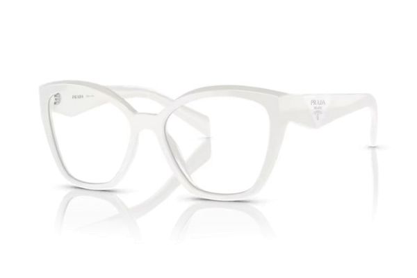 Prada PR20ZV 17K1O1 Brille in schwarz/weiß - megabrille