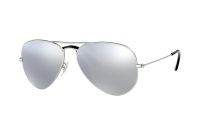 Ray-Ban Aviator Large Metal RB 3025 019/W3 Sonnenbrille in matte silver