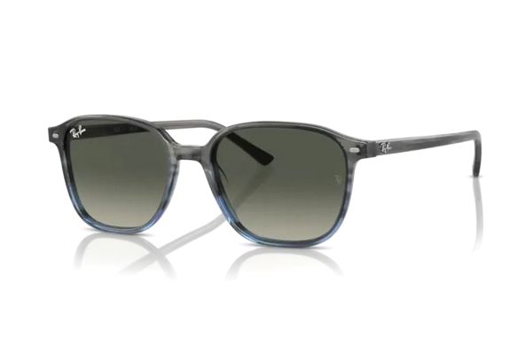Ray-Ban Leonard RB2193 138171 Sonnenbrille in grau gestreift/blau - megabrille