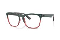 Ray-Ban RX4487V 8194 Brille in dark green on transparent light red