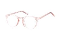 Megabrille Modell CP123C Brille in transparent rosa