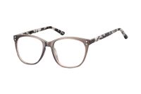 Megabrille Modell AC22G Brille in grau+havanna