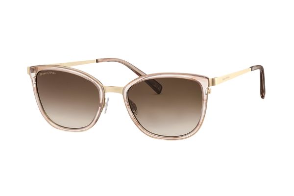 Marc O'Polo 505090 60 Sonnenbrille in hellbraun transparent/gold - megabrille