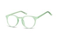 Megabrille Modell CP123B Brille in transparent grün - megabrille