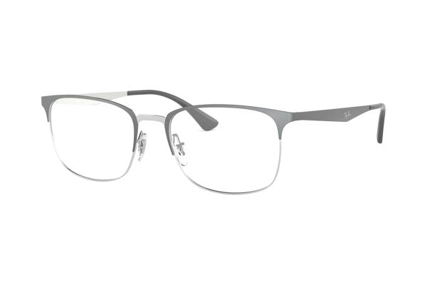 Ray-Ban RX6421 3004 Brille in silver on top grey - megabrille