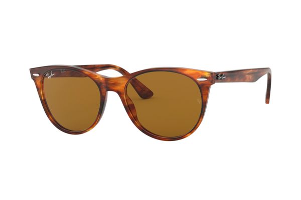 Ray-Ban RB 2185 954/33 Sonnenbrille in stripped havana - megabrille