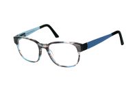 eye:max 5193 7065 Brille in blau/grau marmoriert - megabrille