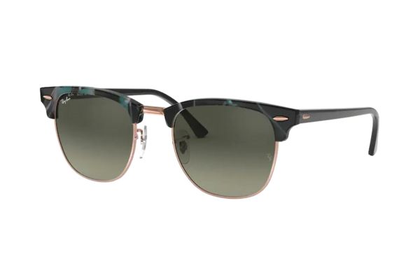 Ray-Ban Clubmaster RB3016 125571 Sonnenbrille in spotted grey/green - megabrille