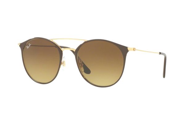 Ray-Ban RB 3546 900985 Sonnenbrille in gold top brown - megabrille