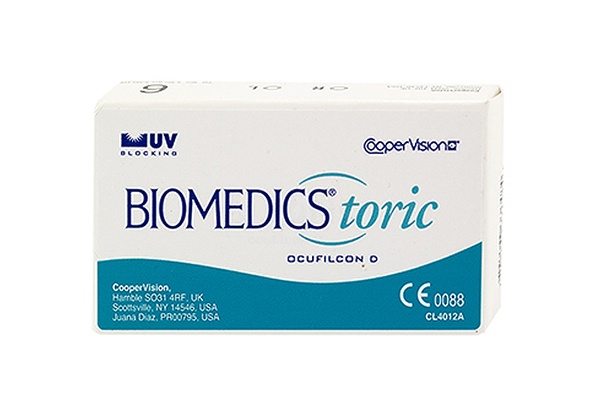 CooperVision BioMedics® toric UV 6er Box Monatslinsen - megalinse