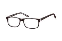 Megabrille Modell A70H Brille in schwarz/klar