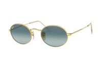 Ray-Ban Oval RB3547 001/3M Sonnenbrille in gold