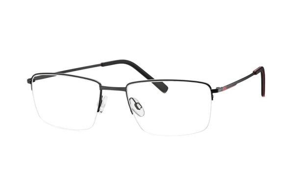 TITANflex 820801 10 Brille in schwarz matt/rot matt - megabrille