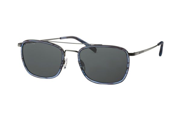 Marc O'Polo 505083 30 Sonnenbrille in dunkelgun semi matt/dunkelblau - megabrille