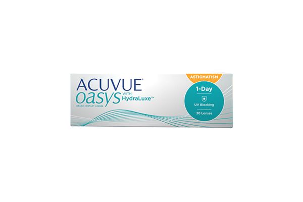 Johnson&Johnson ACUVUE OASYS 1-DAY with HydraLuxe Technology for Astigmatism 30er Box - Tageslinsen - megabrille