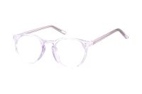 Megabrille Modell CP123D Brille in transparent violett