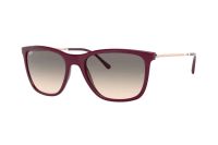 Ray-Ban RB4344 653432 Sonnenbrille in red cherry