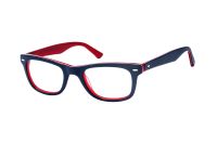 Megabrille Modell A101J Brille in blau/hellrot