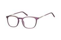 Megabrille Modell AC6F Brille in dunkelviolett transparent